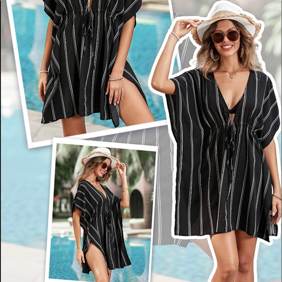 Adome Plus Size Cover Up Loose Swim Coverup - Picture 12 of 12
